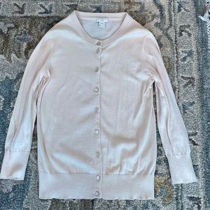 J. Crew Clare Light Beige Cardigan